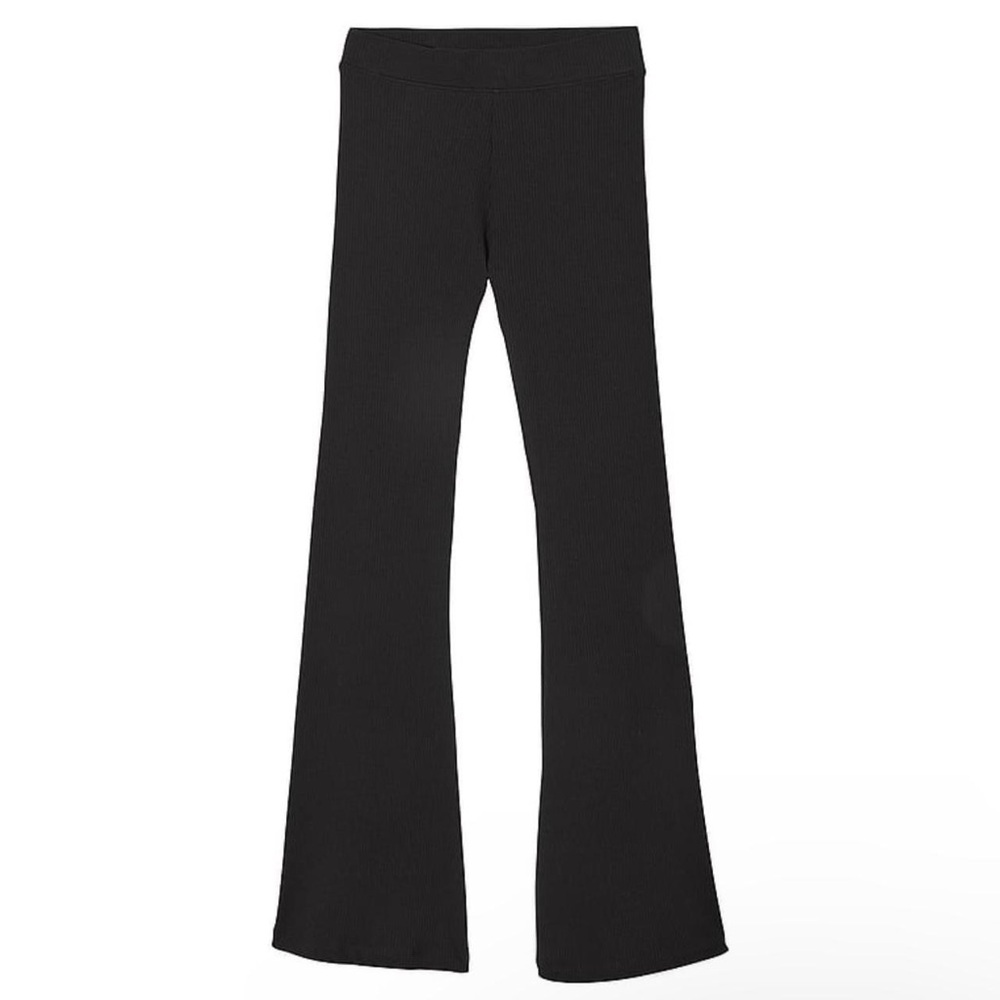 STRETCH COTTON RIBBED FLARE LEGGING
Pink leggings 


size medium-regular